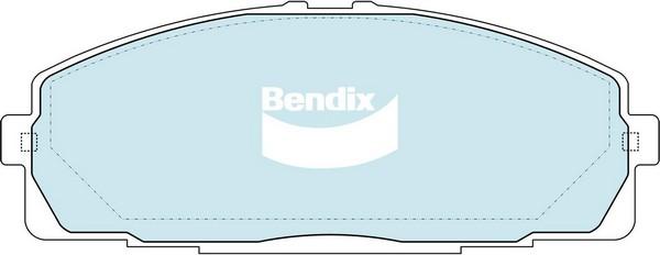 Bendix-AU DB2482 HD - Brake Pad Set, disc brake autospares.lv