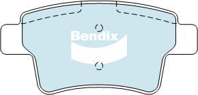 Bendix-AU DB2041 EURO+ - Brake Pad Set, disc brake autospares.lv