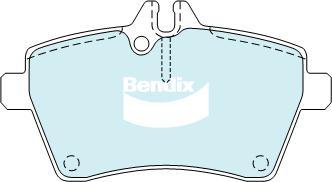 Bendix-AU DB2019 EURO+ - Brake Pad Set, disc brake autospares.lv