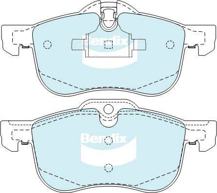 Bendix-AU DB2022 HD - Brake Pad Set, disc brake autospares.lv