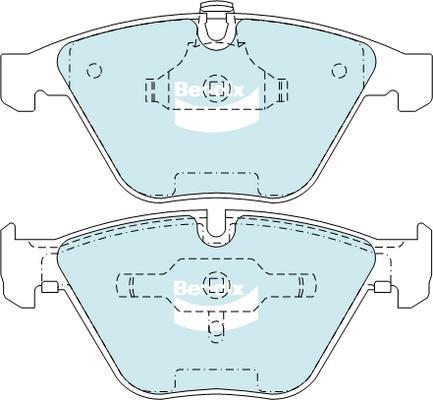 Bendix-AU DB2187 EURO+ - Brake Pad Set, disc brake autospares.lv