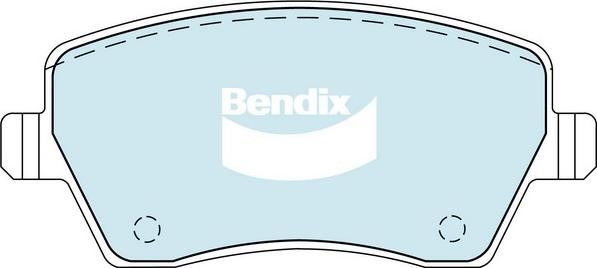 Bendix-AU DB2366 GCT - Brake Pad Set, disc brake autospares.lv