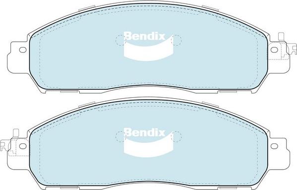 Bendix-AU DB2374 HD - Brake Pad Set, disc brake autospares.lv