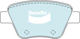 Bendix-AU DB2211 EURO+ - Brake Pad Set, disc brake autospares.lv