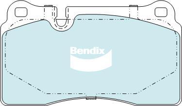 Bendix-AU DB2228 EURO+ - Brake Pad Set, disc brake autospares.lv