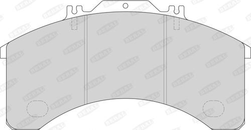 Beral 2901125004034754 - Brake Pad Set, disc brake autospares.lv
