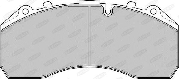 Beral 2910530004017224 - Brake Pad Set, disc brake autospares.lv