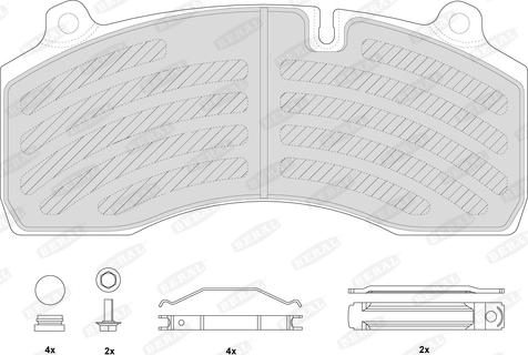 Beral 2918130004145814 - Brake Pad Set, disc brake autospares.lv