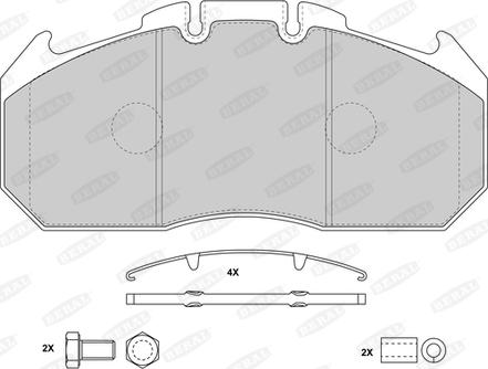 Beral 2913130004195724 - Brake Pad Set, disc brake autospares.lv