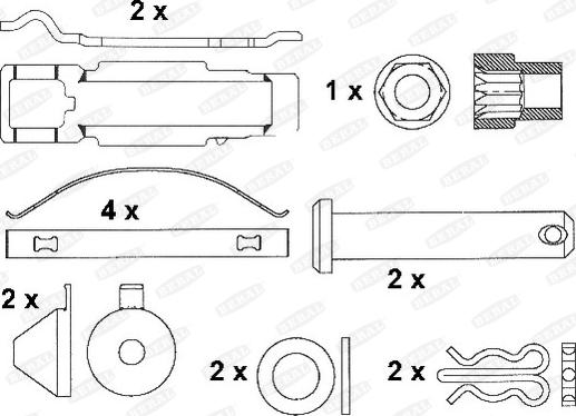 Beral 2917130004145694 - Brake Pad Set, disc brake autospares.lv