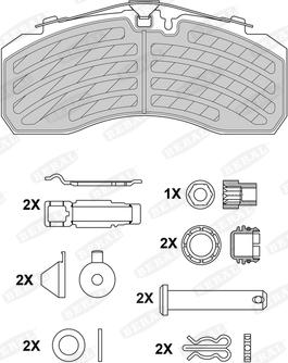 Beral 2925330004145674 - Brake Pad Set, disc brake autospares.lv
