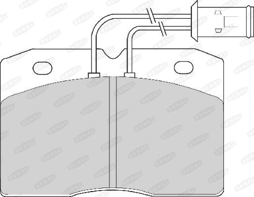 Beral 2118818304045083 - Brake Pad Set, disc brake autospares.lv