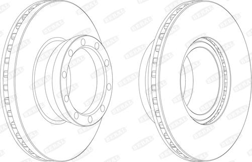 Beral BCR146A - Brake Disc autospares.lv