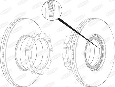 Beral BCR148A - Brake Disc autospares.lv