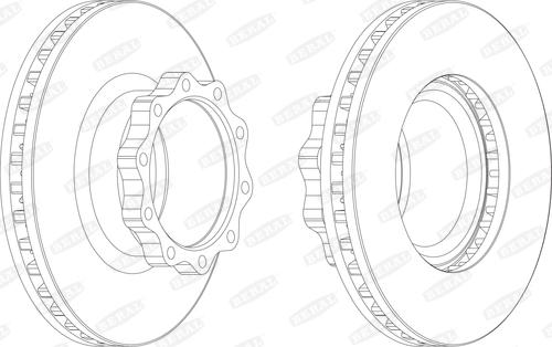 Beral BCR147A - Brake Disc autospares.lv