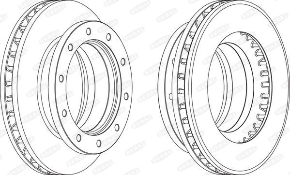 Beral BCR159A - Brake Disc autospares.lv