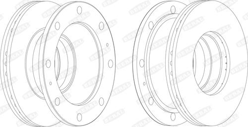 Beral BCR106A - Brake Disc autospares.lv