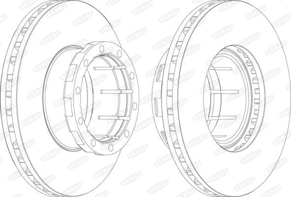 Beral BCR114A - Brake Disc autospares.lv