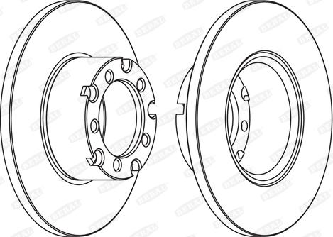 Beral BCR116A - Brake Disc autospares.lv