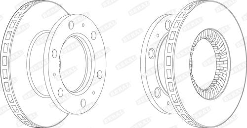 Beral BCR112A - Brake Disc autospares.lv