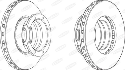 Beral BCR188A - Brake Disc autospares.lv