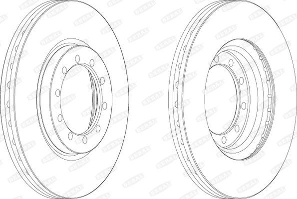 Beral BCR182A - Brake Disc autospares.lv