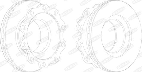 Beral BCR362A - Brake Disc autospares.lv