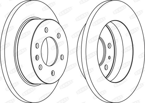 Beral BCR311A - Brake Disc autospares.lv