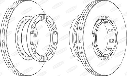 Beral BCR318A - Brake Disc autospares.lv