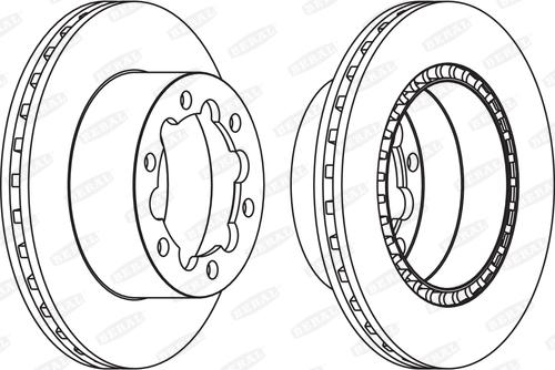 Beral BCR312A - Brake Disc autospares.lv