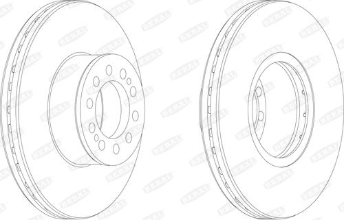 Beral BCR330A - Brake Disc autospares.lv