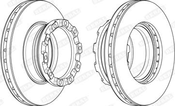 Beral BCR373A - Brake Disc autospares.lv