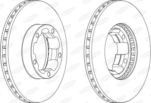 Beral BCR261A - Brake Disc autospares.lv