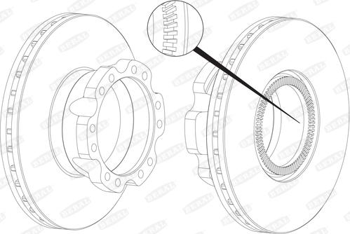 Beral BCR226A - Brake Disc autospares.lv