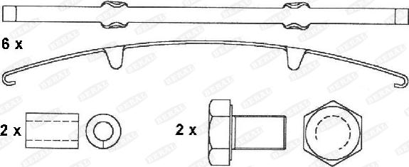 Beral BCV29030BK - Brake Pad Set, disc brake autospares.lv