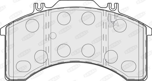 Beral BCV29032T - Brake Pad Set, disc brake autospares.lv