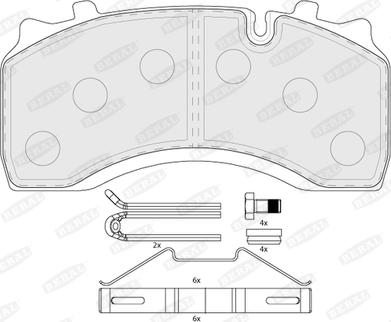 Beral BCV29142TK - Brake Pad Set, disc brake autospares.lv