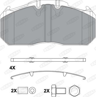 Beral BCV29131BK - Brake Pad Set, disc brake autospares.lv