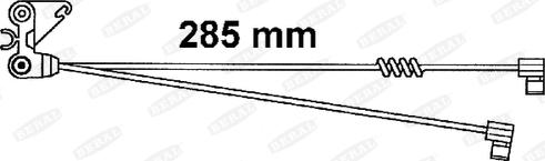 Beral FAI125 - Warning Contact, brake pad wear autospares.lv