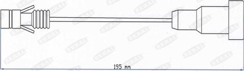 Beral FAI203 - Warning Contact, brake pad wear autospares.lv