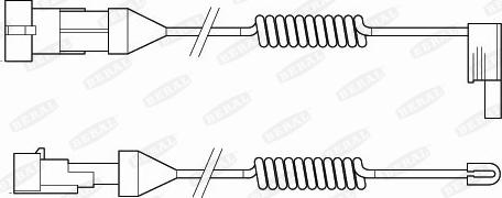 Beral UAI105 - Warning Contact, brake pad wear autospares.lv