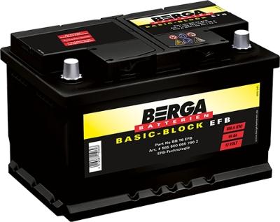 BERGA 5655000657902 - Starter Battery autospares.lv