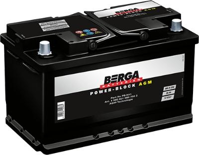 BERGA 5809010807502 - Starter Battery autospares.lv