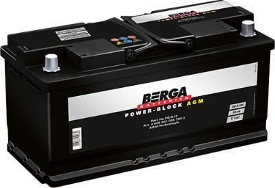 BERGA 6059010957502 - Starter Battery autospares.lv