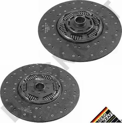 BergKraft BK9703231 - Clutch Disc autospares.lv