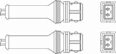 BorgWarner (BERU) OZH166 - Lambda Sensor autospares.lv