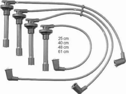 BorgWarner (BERU) ZEF1322 - Ignition Cable Kit autospares.lv