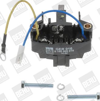 BERU by DRiV GER016 - Voltage regulator, alternator autospares.lv