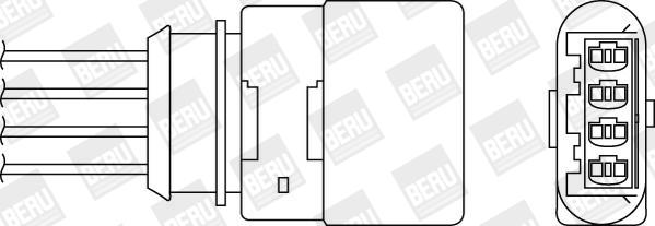 BERU by DRiV OPH069 - Lambda Sensor autospares.lv