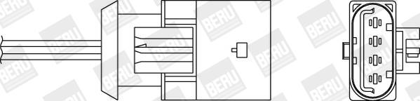 BERU by DRiV OPH085 - Lambda Sensor autospares.lv